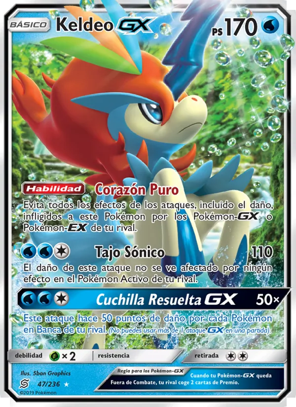 Keldeo GX (Unified Minds #47/236)