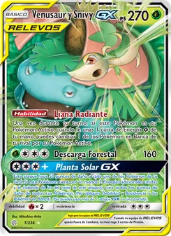 Venusaur y Snivy GX (Eclipse Cósmico #1/236)