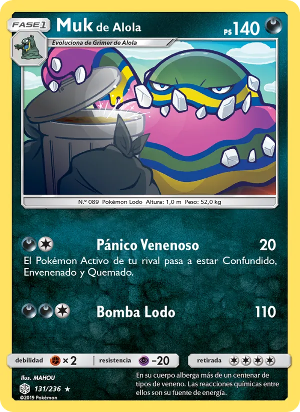 Muk de Alola (Eclipse Cósmico #131/236)