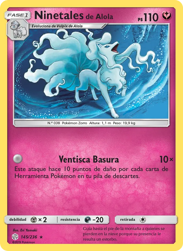 Ninetales de Alola (Cosmic Eclipse #145/236)