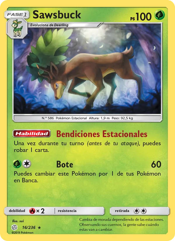 Sawsbuck (Cosmic Eclipse #16/236)