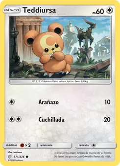 Teddiursa (Eclipse Cósmico #171/236)
