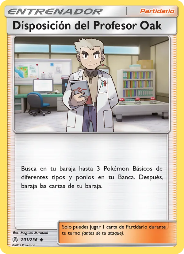 Disposición del Profesor Oak (Cosmic Eclipse #201/236)