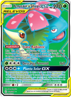 Venusaur y Snivy GX (Eclipse Cósmico #210/236)