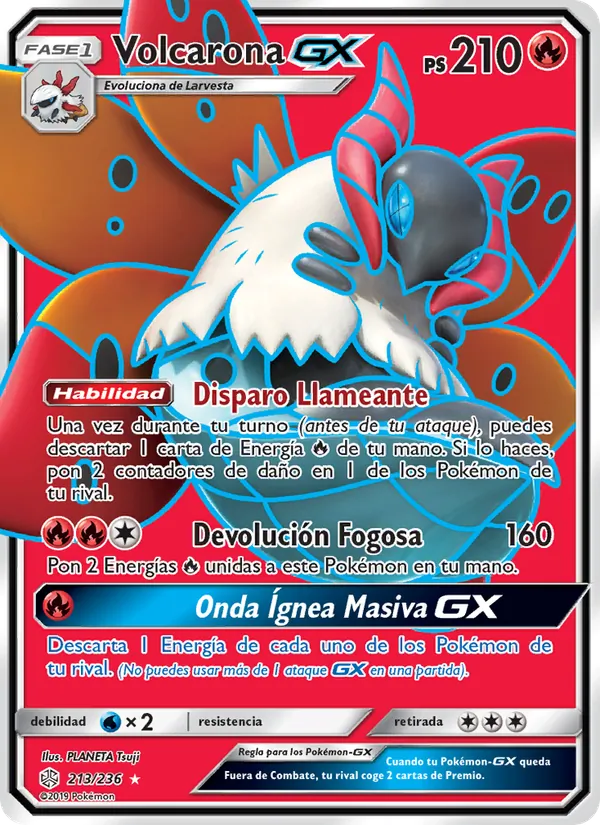 Volcarona GX (Eclipse Cósmico #213/236)