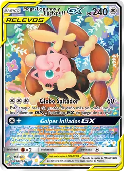 Mega-Lopunny y Jigglypuff GX (Eclipse Cósmico #226/236)