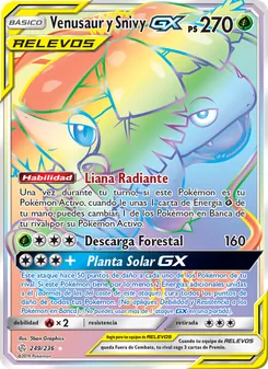 Venusaur y Snivy GX (Eclipse Cósmico #249/236)