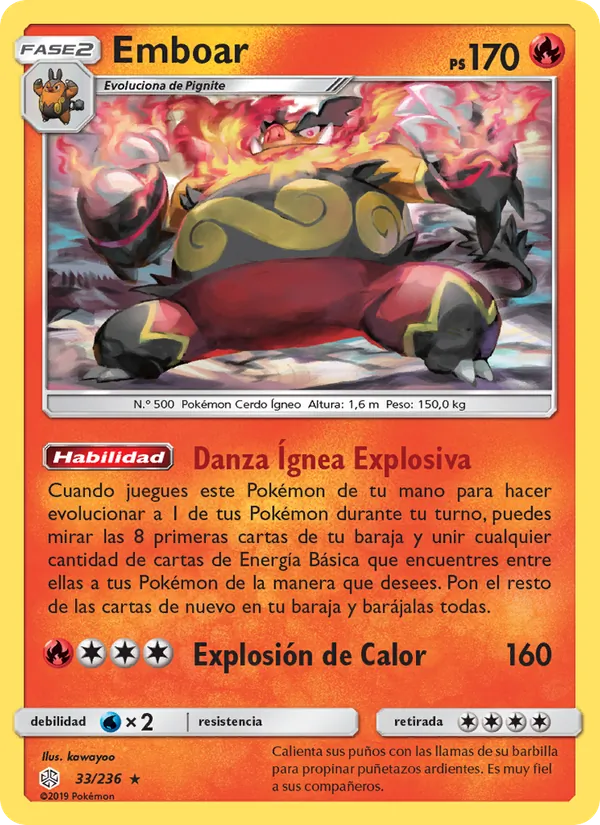 Emboar (Cosmic Eclipse #33/236)