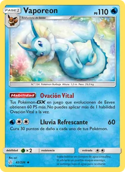 Vaporeon (Eclipse Cósmico #42/236)