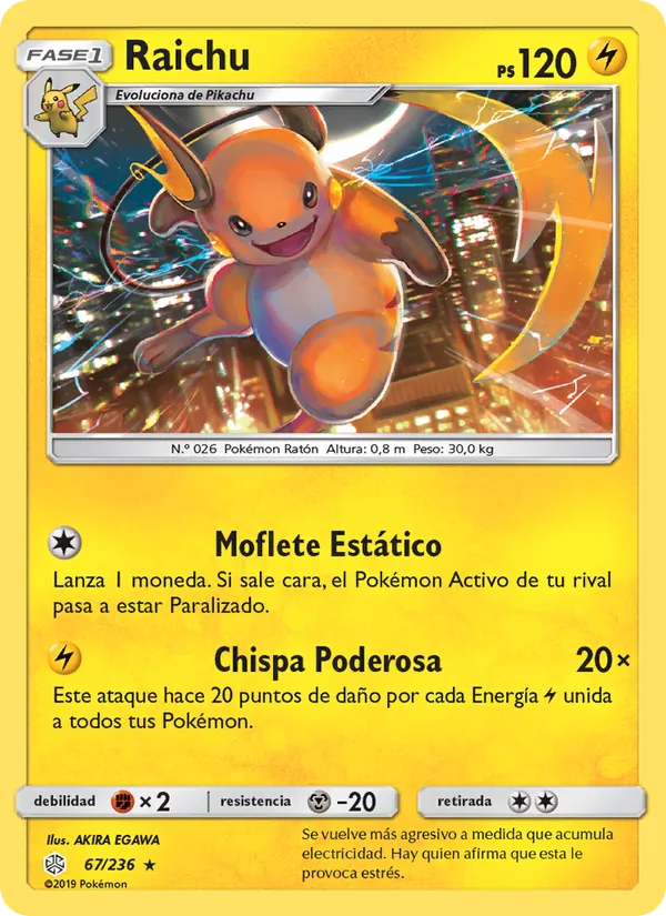 Raichu (Eclipse Cósmico #67/236)