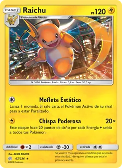 Raichu (Eclipse Cósmico #67/236)
