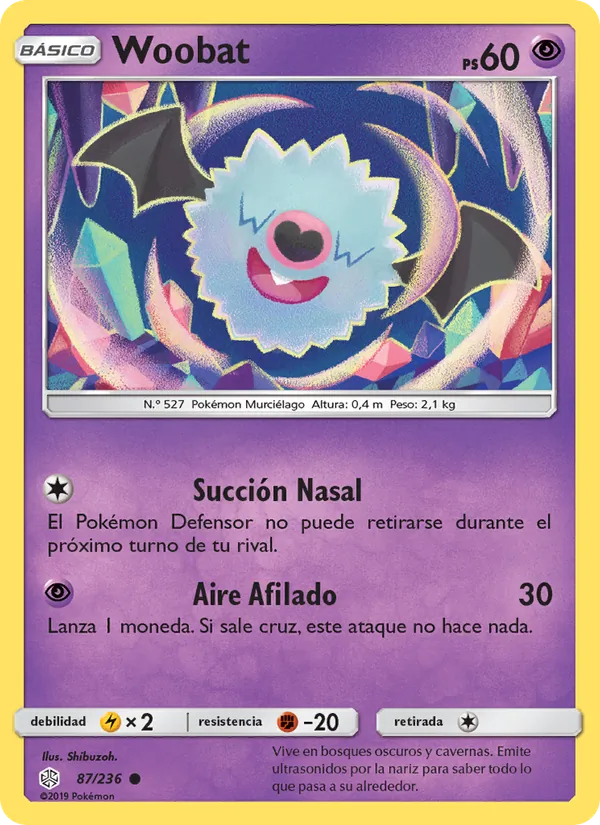 Woobat (Cosmic Eclipse #87/236)