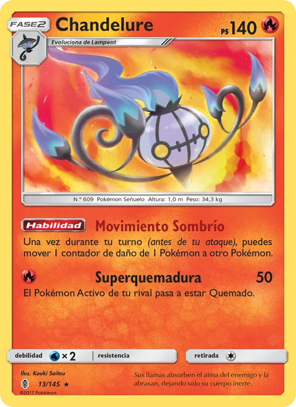 Chandelure (Guardians Rising #13/145)