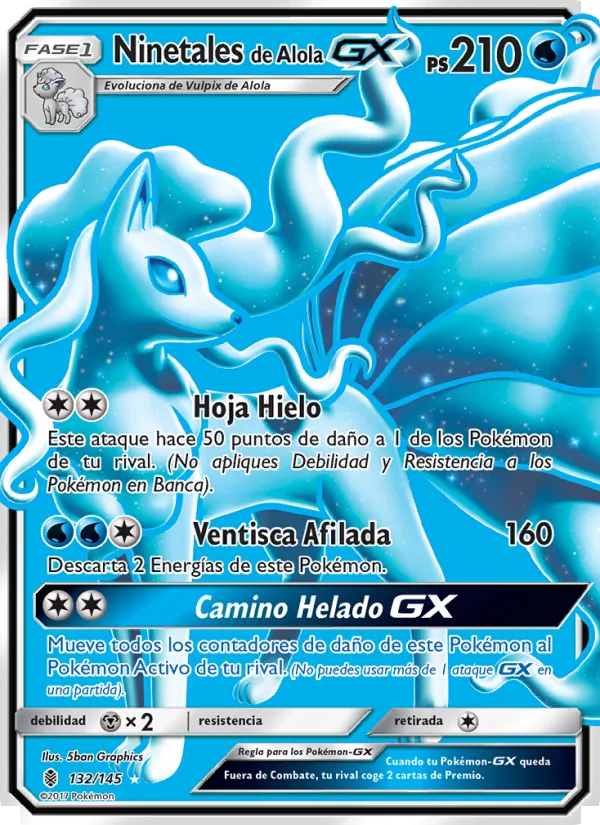 Ninetales de Alola GX (Albor de Guadianes #132/145)