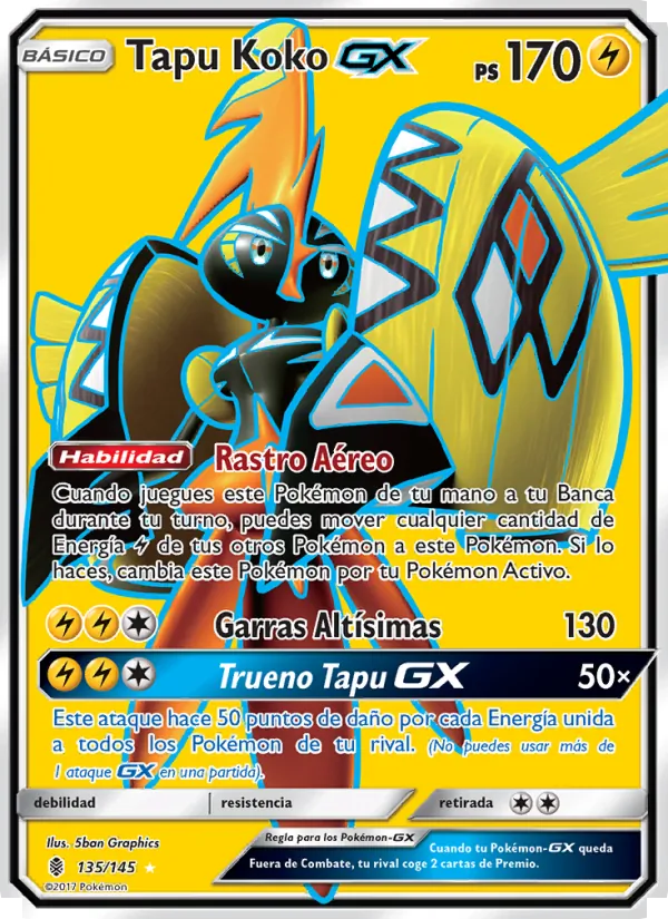 Tapu Koko GX (Guardians Rising #135/145)