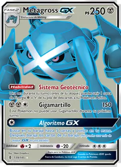 Metagross GX (Albor de Guadianes #139/145)