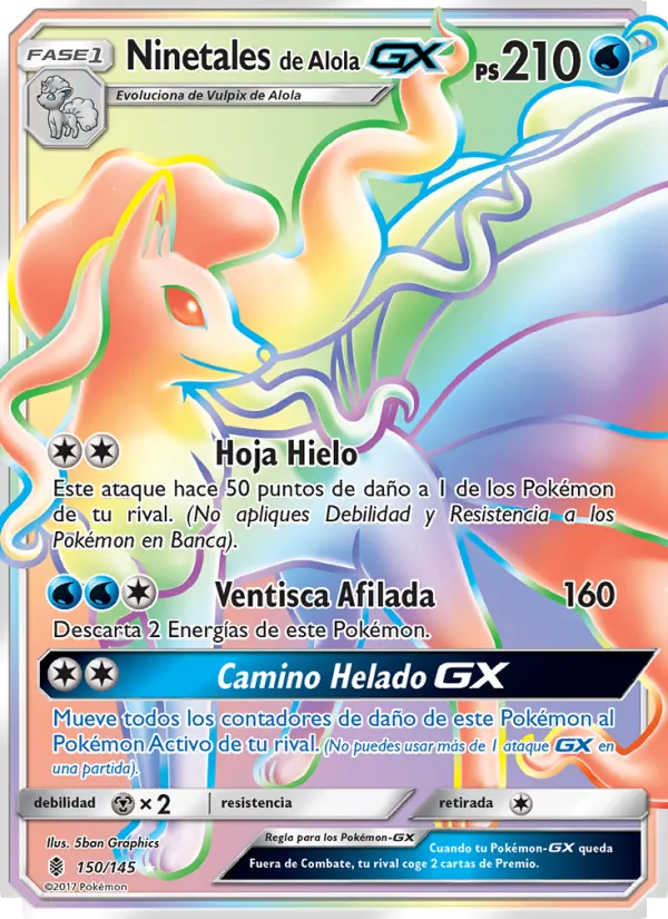 Ninetales de Alola GX (Albor de Guadianes #150/145)