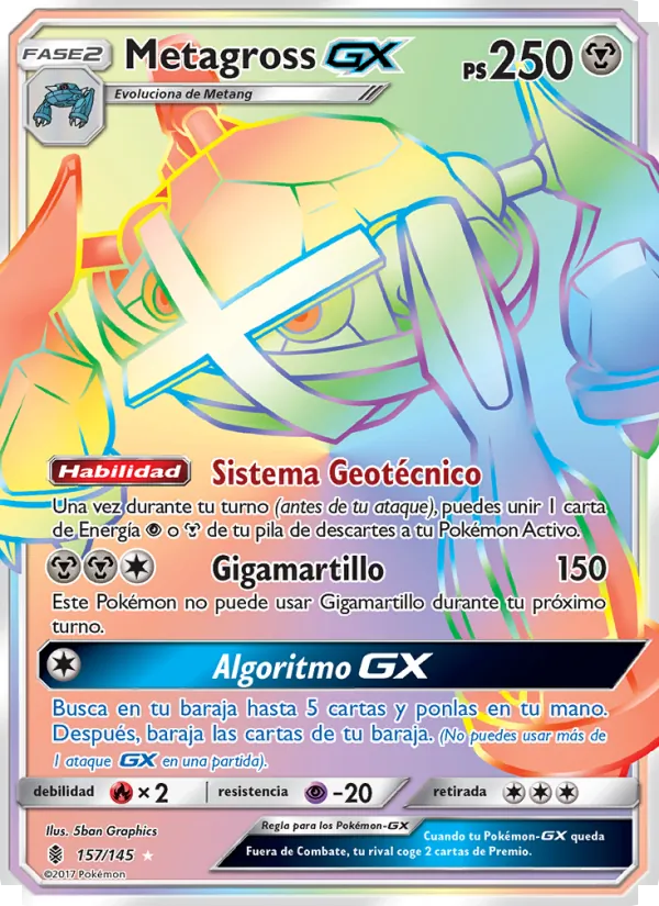 Metagross GX (Albor de Guadianes #157/145)