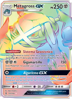 Metagross GX (Albor de Guadianes #157/145)