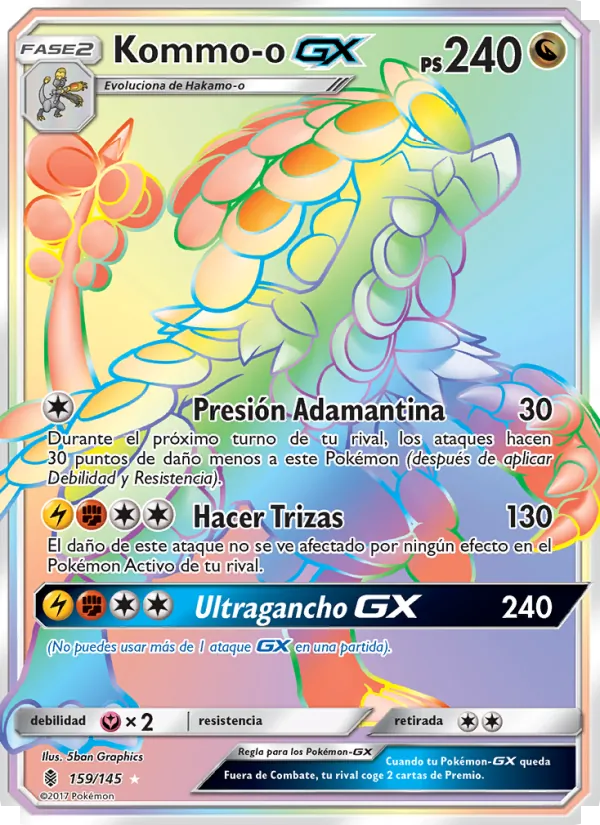 Kommo-o GX (Albor de Guadianes #159/145)