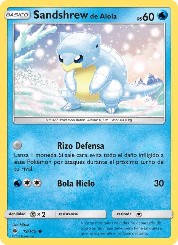 Sandshrew de Alola (Guardians Rising #19/145)