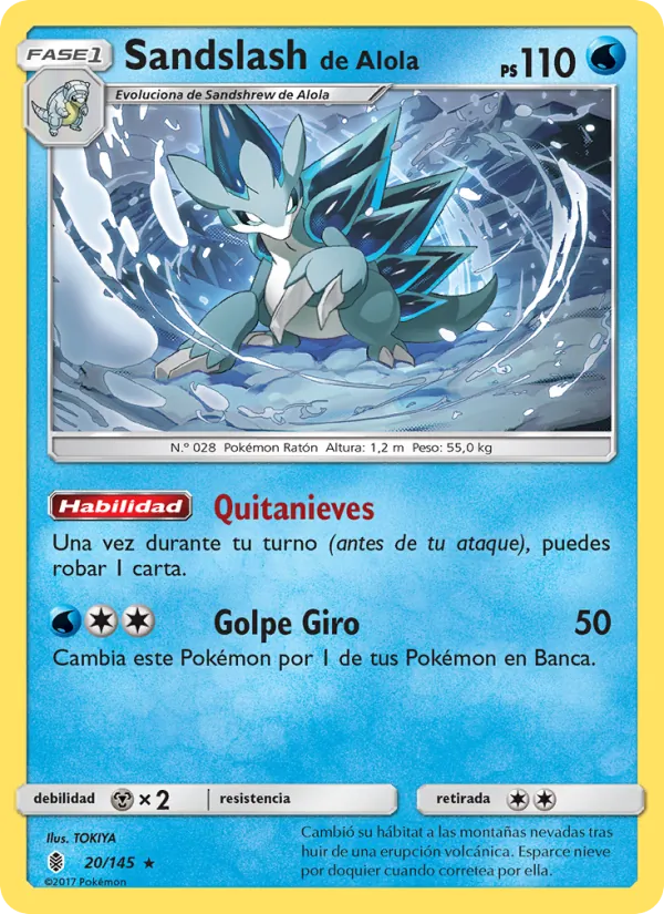 Sandslash de Alola (Guardians Rising #20/145)