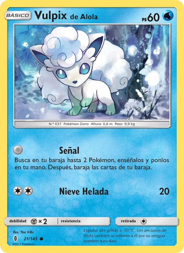 Vulpix de Alola (Guardians Rising #21/145)