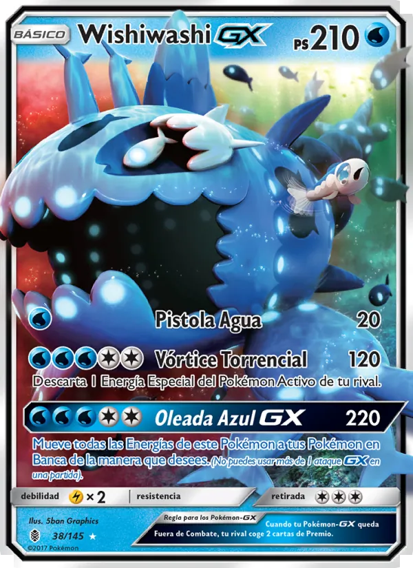 Wishiwashi GX (Albor de Guadianes #38/145)