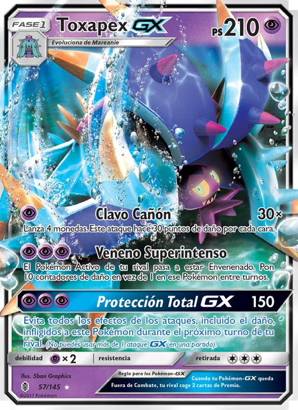 Toxapex GX (Albor de Guadianes #57/145)