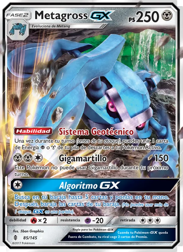 Metagross GX (Albor de Guadianes #85/145)