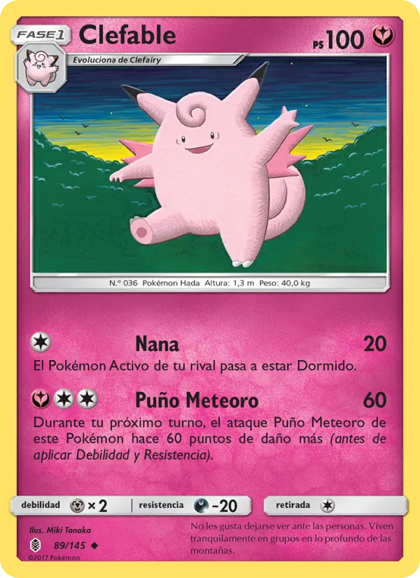 Clefable (Guardians Rising #89/145)