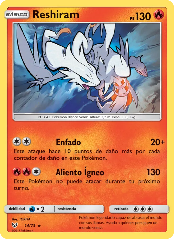 Reshiram (Leyendas Luminosas #14/73)