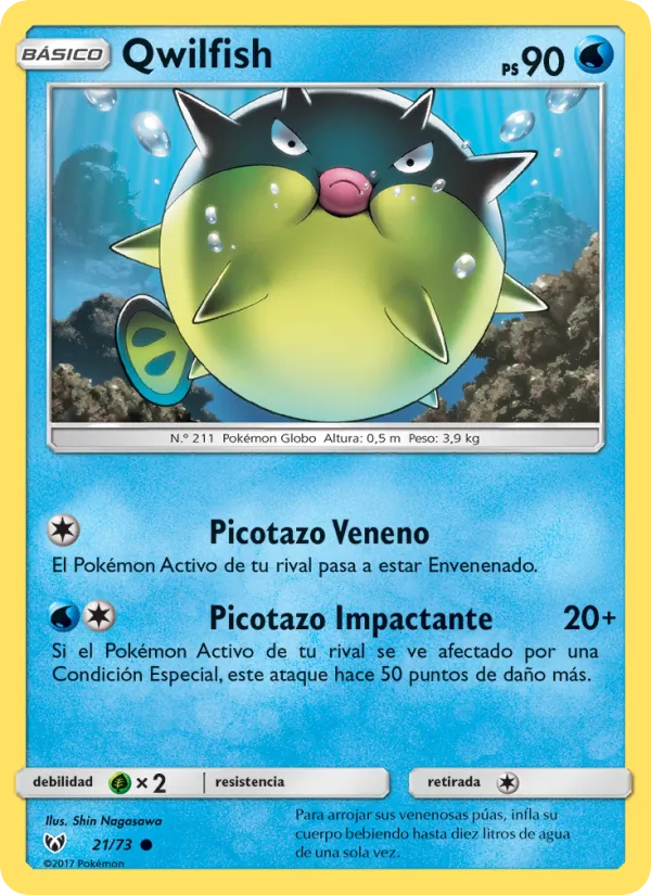 Qwilfish (Leyendas Luminosas #21/73)