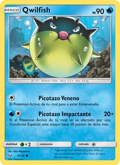 Qwilfish (Leyendas Luminosas #21/73)