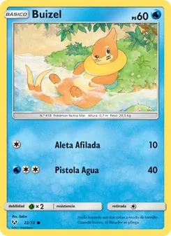 Buizel (Leyendas Luminosas #22/73)