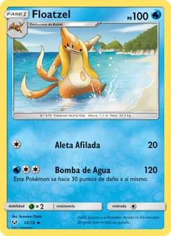 Floatzel (Leyendas Luminosas #23/73)