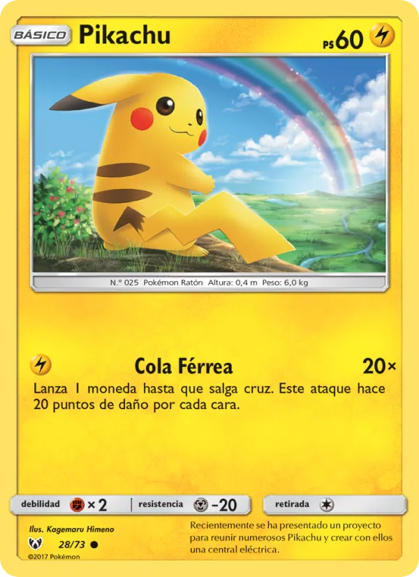 Pikachu (Leyendas Luminosas #28/73)