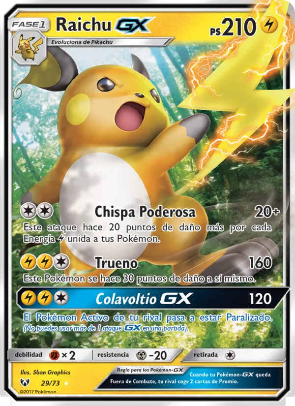 Raichu GX (Leyendas Luminosas #29/73)