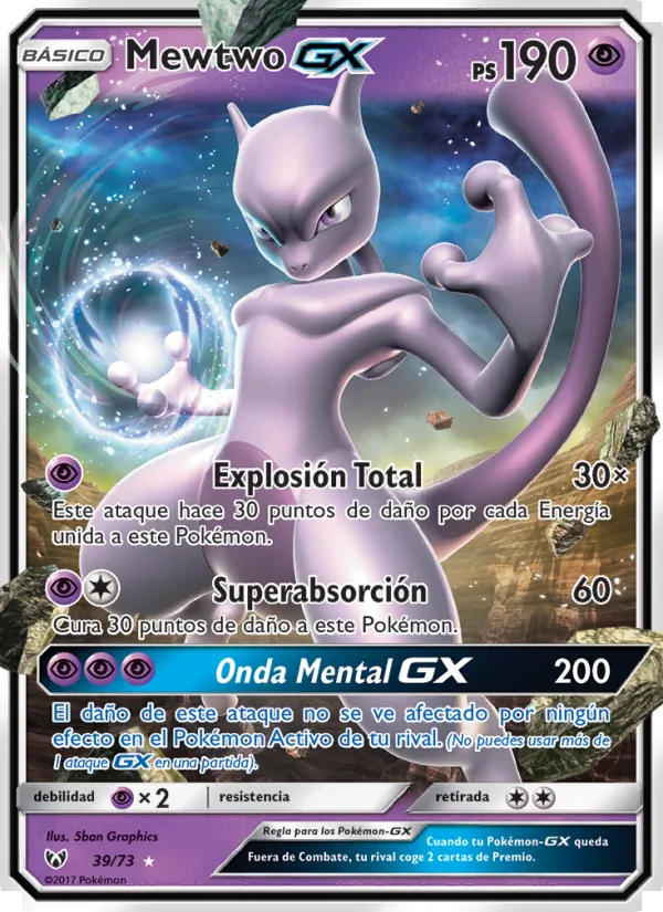 Mewtwo GX (Leyendas Luminosas #39/73)