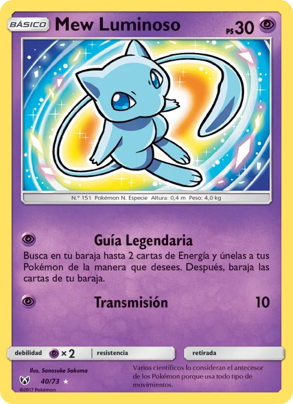Mew Luminoso (Leyendas Luminosas #40/73)
