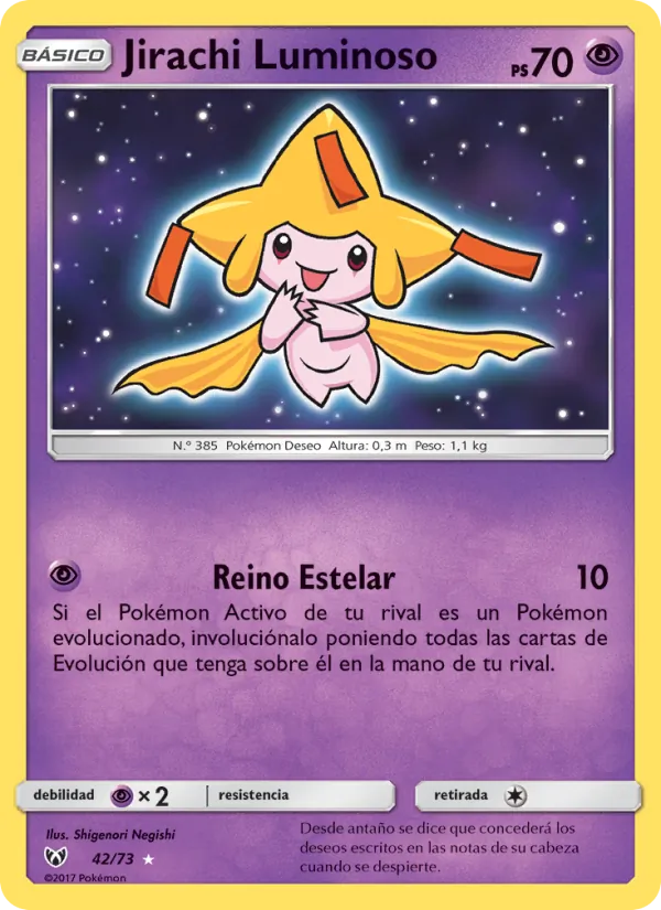 Jirachi Luminoso (Leyendas Luminosas #42/73)