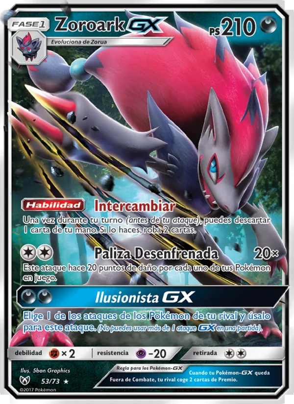 Zoroark GX (Leyendas Luminosas #53/73)