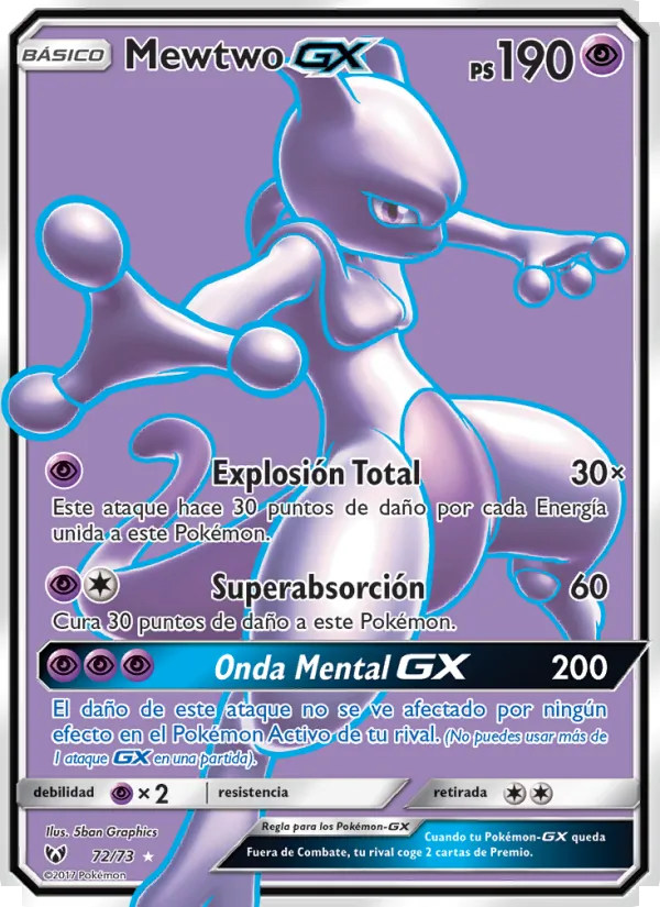 Mewtwo GX (Shining Legends #72/73)