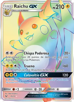 Raichu GX (Leyendas Luminosas #75/73)