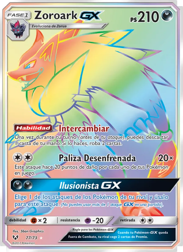 Zoroark GX (Leyendas Luminosas #77/73)