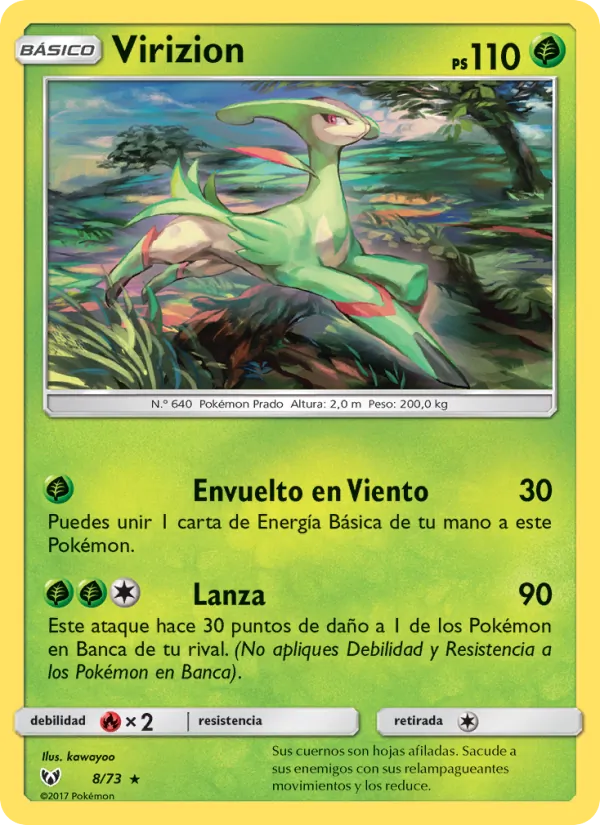 Virizion (Leyendas Luminosas #8/73)