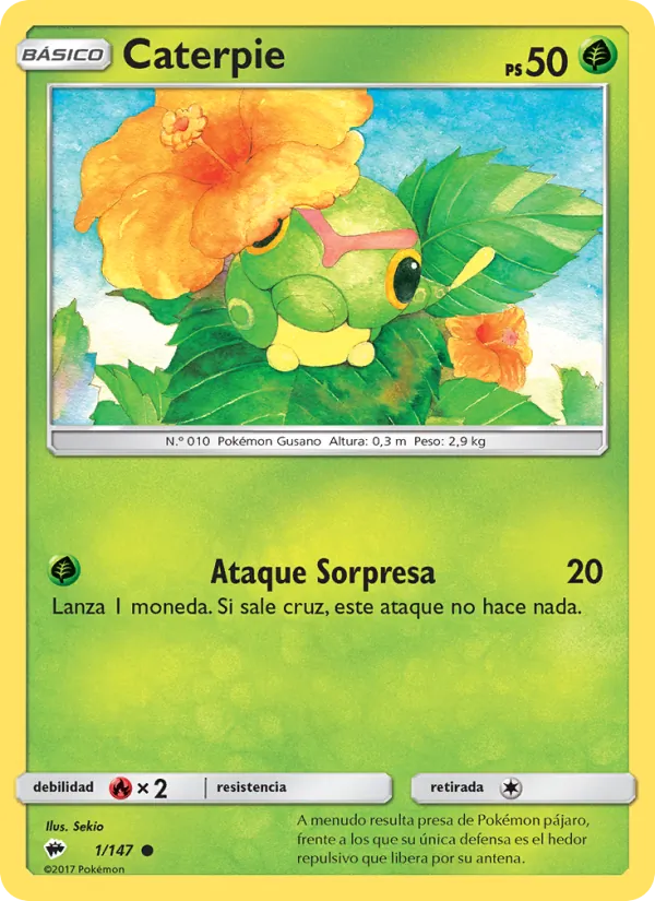 Caterpie (Sombras Ardientes #1/147)