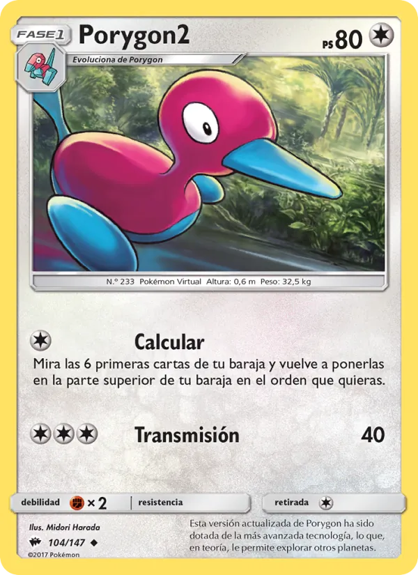Porygon2 (Burning Shadows #104/147)