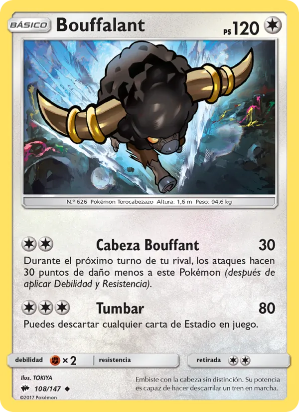 Bouffalant (Burning Shadows #108/147)