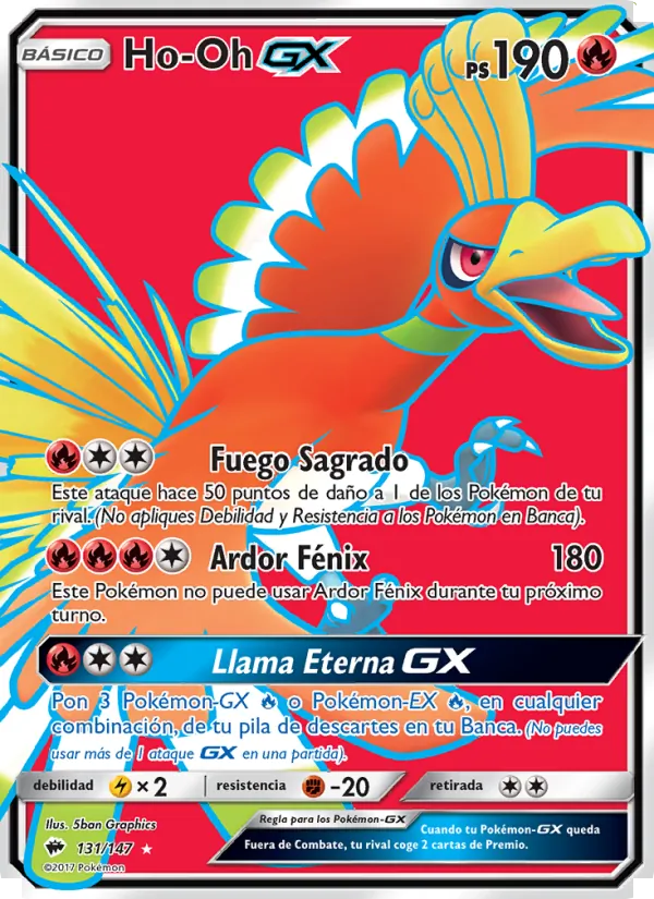 Ho-Oh GX (Sombras Ardientes #131/147)